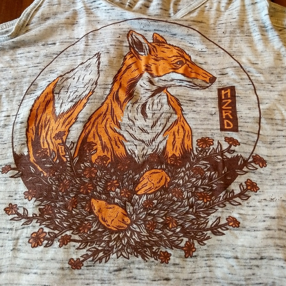 Bella and Canvas Workout Tank with Fox